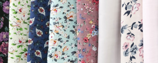 tissu ameublement motif floral